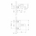 Смеситель для ванны Lemark Evitta LM0514C,хром