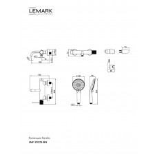 Смеситель Lemark Карелия LMF-2022S-GM для ванны (графит) Смеситель Lemark Карелия LMF-2022S-GM для ванны (графит)