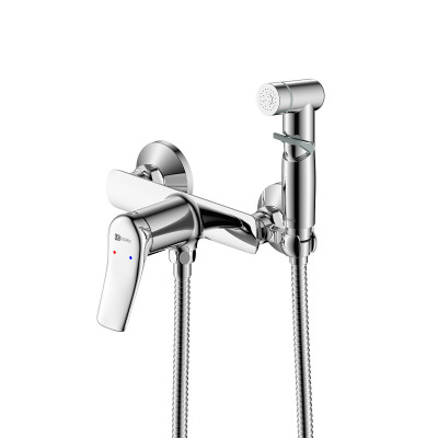 Смеситель Lemark Ortus с гигиеническим душем, хром, LM11318C