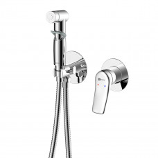 Смеситель Lemark Ортус с гигиеническим душем, встраиваемый, хром, LM11319C