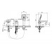 Смеситель для ванны встраиваемый Lemark Shift LM4347C