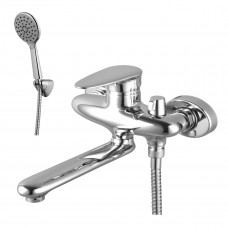 Смеситель для ванны с душем Lemark Status, хром, LM4414C