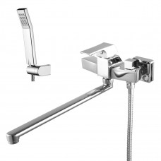Смеситель для ванны и душа Lemark Unit, хром, LM4517C