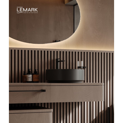 Смеситель Lemark Валдай LMF-8115B-BL для раковины высокий , Черный