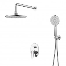 Смеситель Lemark Верба, для душа, встраиваемый, хром, LM11429C
