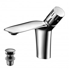 Смеситель для раковины с донным клапаном Lemark Wing, хром, LM5306C