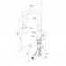 Смеситель для кухни с каналом для фильтрованной воды, глянцевый хром, Rora, Milardo, RORSBFJM05