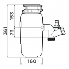 ИЗМЕЛЬЧИТЕЛЬ ПИЩЕВЫХ ОТХОДОВ OMOIKIRI Nagare Light , 4995057