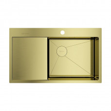 Кухонная мойка Omoikiri Akisame 86 Side LG-R, светлое золото, 4997046