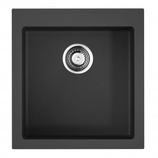 Кухонная мойка из искусственного камня Omoikiri BOSEN 47 BL, чёрный, 4993586