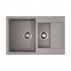 Мойка кухонная Omoikiri Daisen 78-2T-GR leningrad grey, 4993585