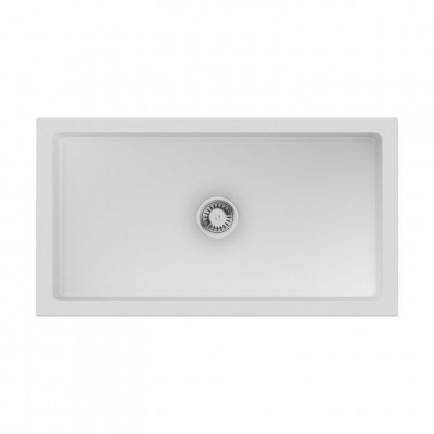 Мойка кухонная Omoikiri Mikura 83 WH Glossy 4993259 Natceramic белый глянцевый