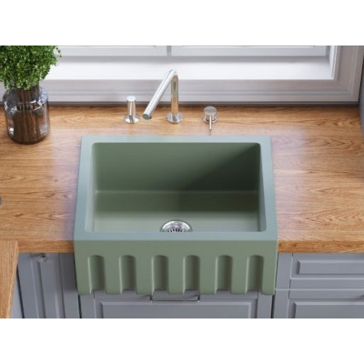 Мойка кухонная Omoikiri Mikura 61 OL 4997070 Natceramic, olive