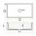 Мойка кухонная Omoikiri Mikura 83 WH Glossy 4993259 Natceramic белый глянцевый