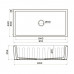 Мойка кухонная Omoikiri Mikura 91 WH 4997086 Natceramic, белый