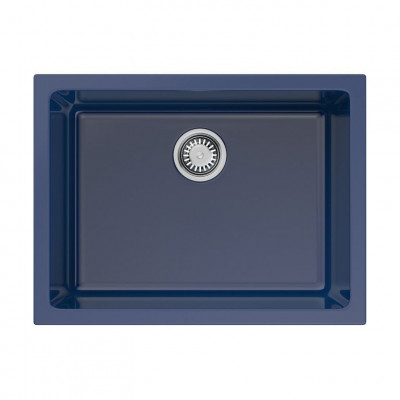 Мойка кухонная Omoikiri Okinoshima 61-U/I IB Glossy 4911261 Natceramic, indigo blue глянцевый