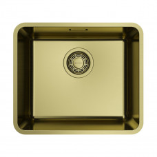 Мойка кухонная Omoikiri OMI 43-U/I ULTRA MINI-IN-LG светлое золото, 4997403