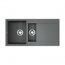 Кухонная мойка из искусственного камня Omoikiri SAKAIME 100-2 GR, leningrad grey, 4993562