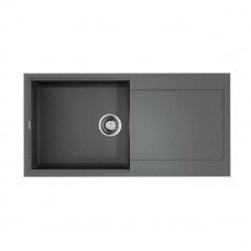Кухонная мойка из искусственного камня Omoikiri SAKAIME 100 GR, leningrad grey, 4993561