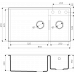 Omoikiri Tedori 85-2-U-EV