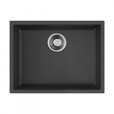 Мойка Omoikiri Tedori 54-U-BL черный, tetogranit, 4993988