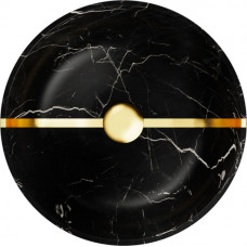 Раковина накладная Omoikiri Hitomi BL-Marble, Natceramic, черный мрамор, 4972077