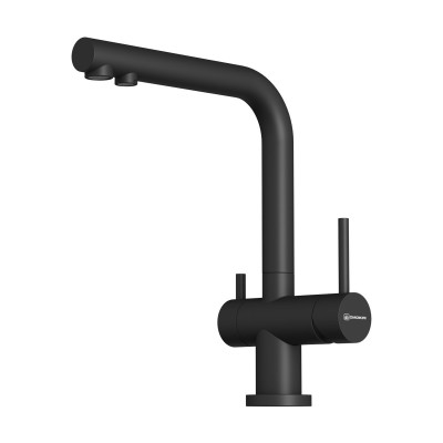 Смеситель для кухни Omoikiri Nagano-P BL, черный, 4974047