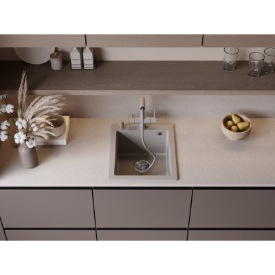Смеситель для кухни Omoikiri Takamatsu-S GR, leningrad grey, 4994562