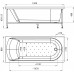 Акриловая ванна Радомир Николь 180-80 см 2-01-0-0-1-210Ч