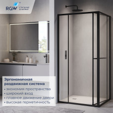 Душевой уголок с открытием двери вовнутрь RGW LE-45-B 1200x900, 77124529-14