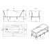 Ванна Roca Uno 160х75 прямоугольная белая ZRU9302869