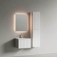 Тумба подвесная Ламель под раковину, белый матовый (bianco) LM60W 590x445x406 Тумба подвесная Ламель под раковину, белый матовый (bianco) LM60W 590x445x406