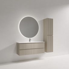 Тумба подвесная Sancos Snob R с накладной раковиной Compact, 120см, Beige Soft, SNR120/39СЕ + CN7028 Тумба подвесная Sancos Snob R с накладной раковиной Compact, 120см, Beige Soft, SNR120/39СЕ + CN7028