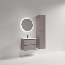 Тумба подвесная Sancos Snob R с накладной раковиной Compact, 60см, Doha Soft, SNR60/39SM + CN7025