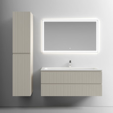 Тумба подвесная SANCOS Snob T с накладной раковиной Element, 120 см, Beige Soft, SNT120CE + CN7017 Тумба подвесная SANCOS Snob T с накладной раковиной Element, 120 см, Beige Soft, SNT120CE + CN7017