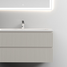 Тумба подвесная SANCOS Snob T с накладной раковиной Element, 120 см, Beige Soft, SNT120CE + CN7017 Тумба подвесная SANCOS Snob T с накладной раковиной Element, 120 см, Beige Soft, SNT120CE + CN7017