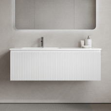 Тумба подвесная Sancos Snob R 1.0 с накладной раковиной Element, 120см, Bianco, SNR1.0120RW + CN7006R Тумба подвесная Sancos Snob R 1.0 с накладной раковиной Element, 120см, Bianco, SNR1.0120RW + CN7006R