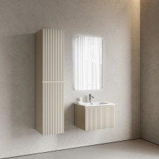 Тумба подвесная Sancos Snob R 1.0 с накладной раковиной Element, 60см, Beige Soft, SNR1.060CE + CN7001 Тумба подвесная Sancos Snob R 1.0 с накладной раковиной Element, 60см, Beige Soft, SNR1.060CE + CN7001