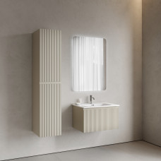 Тумба подвесная Sancos Snob R 1.0 с накладной раковиной Element, 70см, Beige Soft, SNR1.070CE + CN7007 Тумба подвесная Sancos Snob R 1.0 с накладной раковиной Element, 70см, Beige Soft, SNR1.070CE + CN7007