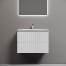 Тумба подвесная Sancos Snob T с накладной раковиной Element, 70см, Bianco, SNT70W + CN7007 Тумба подвесная Sancos Snob T с накладной раковиной Element, 70см, Bianco, SNT70W + CN7007