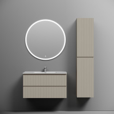 Тумба подвесная Sancos Snob T с накладной раковиной Element, 90см, Beige Soft, SNT90CE + CN7002 Тумба подвесная Sancos Snob T с накладной раковиной Element, 90см, Beige Soft, SNT90CE + CN7002