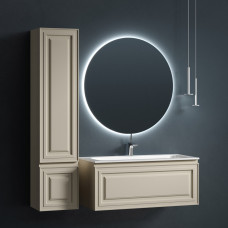 Тумба подвесная SANCOS Very с накладной раковиной Element, 100 см, Beige Soft,  VR100CE + CN7013