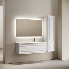 Тумба подвесная Very с накладной раковиной Element, 120см, Bianco, VR120LW + CN7006L