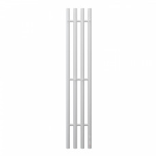 Полотенцесушитель-стойка TERMINUS Кватро (Quatro) круг 1200 КС 9003 белый матовый справа 4670078574565