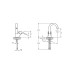 Смеситель для кухни Vitra Win S A42578EXP, хром