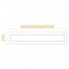 Экран для поддона RGW B/CL-S,  NA/CL-S-09 фронтальный . 16230911-90