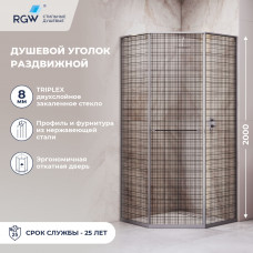 Душевой уголок RGW SV-82Gr "L" 1000x1000, 33328200-110L